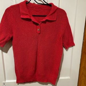 Appleseeds into linen and cotton polo. Size medium.